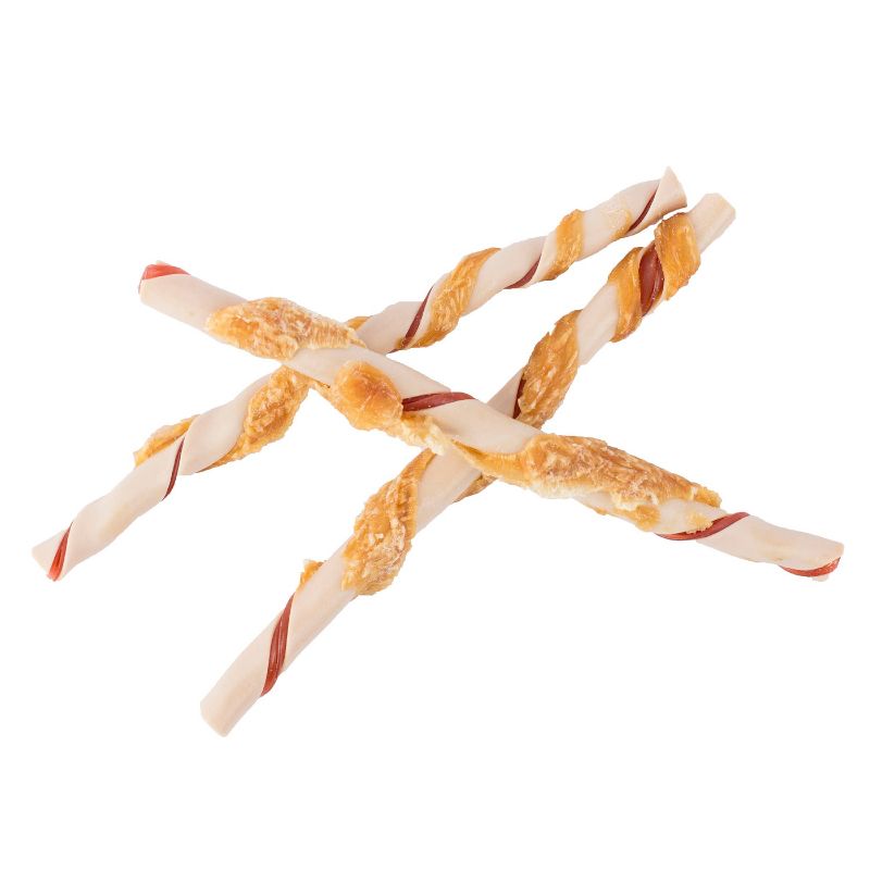 DreamBone Chicken and Vegetable Twist Sticks Dog Treats - 50ct/12.3oz, 4 of 6