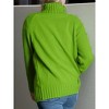 Coolmee Women's Oversized Turtleneck Pullover Sweater Cable Knit Long Sleeve Sweater Tops - 3 of 4