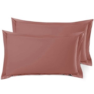 Nestl Soft Pillow Shams Set of 2, Double Brushed Microfiber Pillow Covers, Premium Pillow Shams With 1.5” Flange - 1 of 4