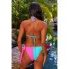 Sweet Like Candy 'Dolly Mix' Contrast Triangle Crystal Bikini Top Dolly Mix Medium - 2 of 4