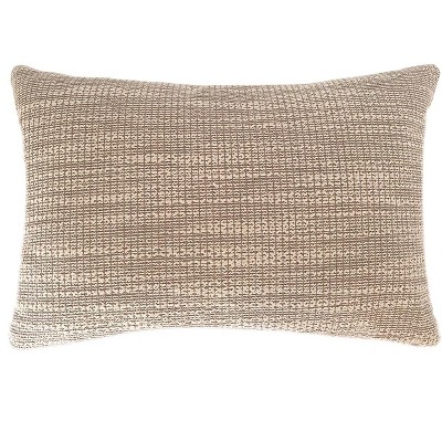 Natural Waves Mocha Indoor and Outdoor Pillow