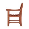 PAGED Outdoor Dining Chairs Wood Folding Chairs with Slatted Back and Slatted Seat for Patio, Outside, Lawn - 3 of 4