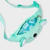 Girls' Squishmallows Kevin Belt Crossbody Bag - Green - 3 of 4