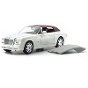Rolls Royce Phantom Drophead Coupe English White with Silver Hood 1/18 Diecast Model Car by Kyosho - 2 of 4