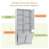 Dexmalle BathroomStorage Cabinet with ilt-Out Laundry Hamper - 4 of 4