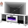 U-Shaped Legs Fireplace TV Stand with Fireplace - 3 of 4