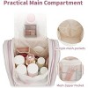 Narwey Small Striped Hanging Travel Toiletry Bag for Women - 3 of 3