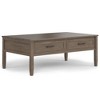 WyndenHall Cantina Lift Top Coffee Table Smoky Brown - 4 of 4