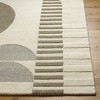 Hauteloom Brooklyn Black&White Modern Wool Rug - 4 of 4