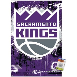 Trends International NBA Sacramento Kings - Maximalist Logo 23 Unframed Wall Poster Prints - 1 of 4