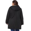 Agnes Orinda Women's Plus Size Drawstring Waist Long Sleeve Warm Barn Jackets with Hooded - 4 of 4