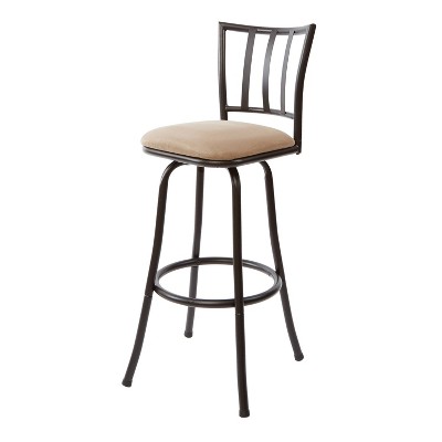 Robinson Adjustable Counter Height Barstool Dark Bronze - Holli Furniture