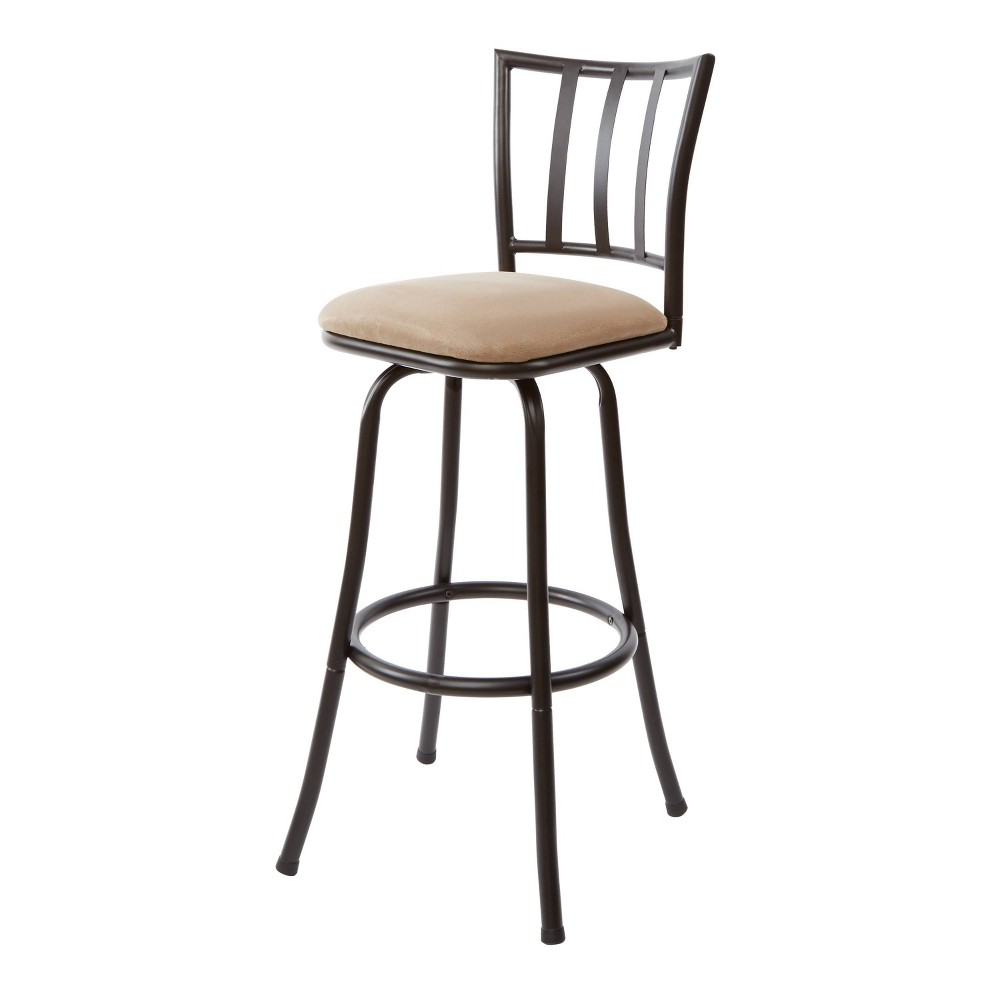 Photos - Chair Robinson Adjustable Counter Height Barstool Dark Bronze - Holli Furniture