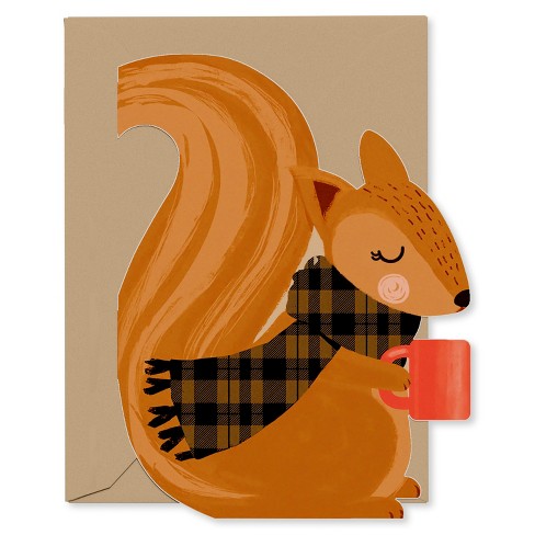 10ct Fall Stationery Note Cards, Squirrel - image 1 of 3