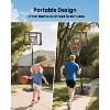 Portable Basketball Hoop, 4.76-10FT Adjustable Basketball Goal System, for Kids, Youth, and Adults in The Backyard, Driveway with PC Backboard - 2 of 4