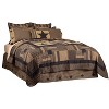 Black Check Star Queen Quilt 90Wx90L VHC Brands - 3 of 4