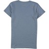 Reebok Womens V-Neck Script Logo Graphic T-Shirt, Blue, Small - 4 of 4