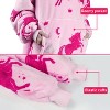 Catalonia Woman Wearable Blanket Hoodie Oversized Sweatshirt, Warm Fleece Pullover Adult Blanket, Cozy Birthday Gift for Woman Wife - 4 of 4