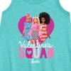 Girls' - Barbie - Valentine's Squad Graphic Sleeveless Aline Dress - 2 of 3