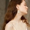Acrylic Gold Ball Chandelier Earrings – Lightweight Fringe Drop Earrings for Women, Bird Cage Hook Design - 2 of 4