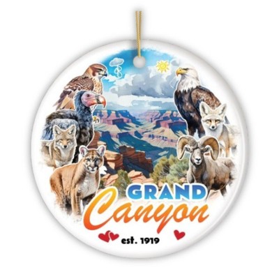 Breathtaking Grand Canyon Handmade Ornament, Vintage Arizona Nature and National Park Souvenir| OrnamentallyYou