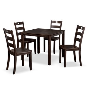 HOMES: Inside + Out 5pc Danca Transitional Square Dining Table Set  - 1 of 3