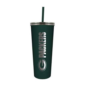 NFL Green Bay Packers 24oz Skinny Tumbler with Straw