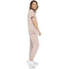 MediChic Womens 8-Pocket Scrubs Set- Mock Neck with 4-Pocket Jogger Scrub Pants - 4 of 4