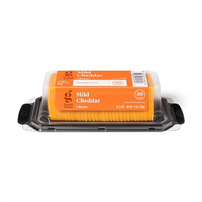 Mild Cheddar Cracker Cut Cheese - 10oz/30 slices - Good & Gather™