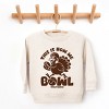 SmileyWorld This Is How We Bowl Turkey - Toddler Graphic Sweatshirt and Youth Graphic Sweatshirt - 2 of 3
