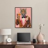 Art Remedy Tiger Bellini Suit Tiger Glam Wall Art Framed - 2 of 4