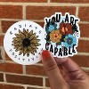 Floral Moon Sticker – Big Moods