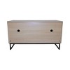 24" Cat Litter Box Furniture Enclosure with Scratch Pad,Modern Hidden Cat House Cabinet,Durable Design for Indoor Use – LAOTIES - 4 of 4