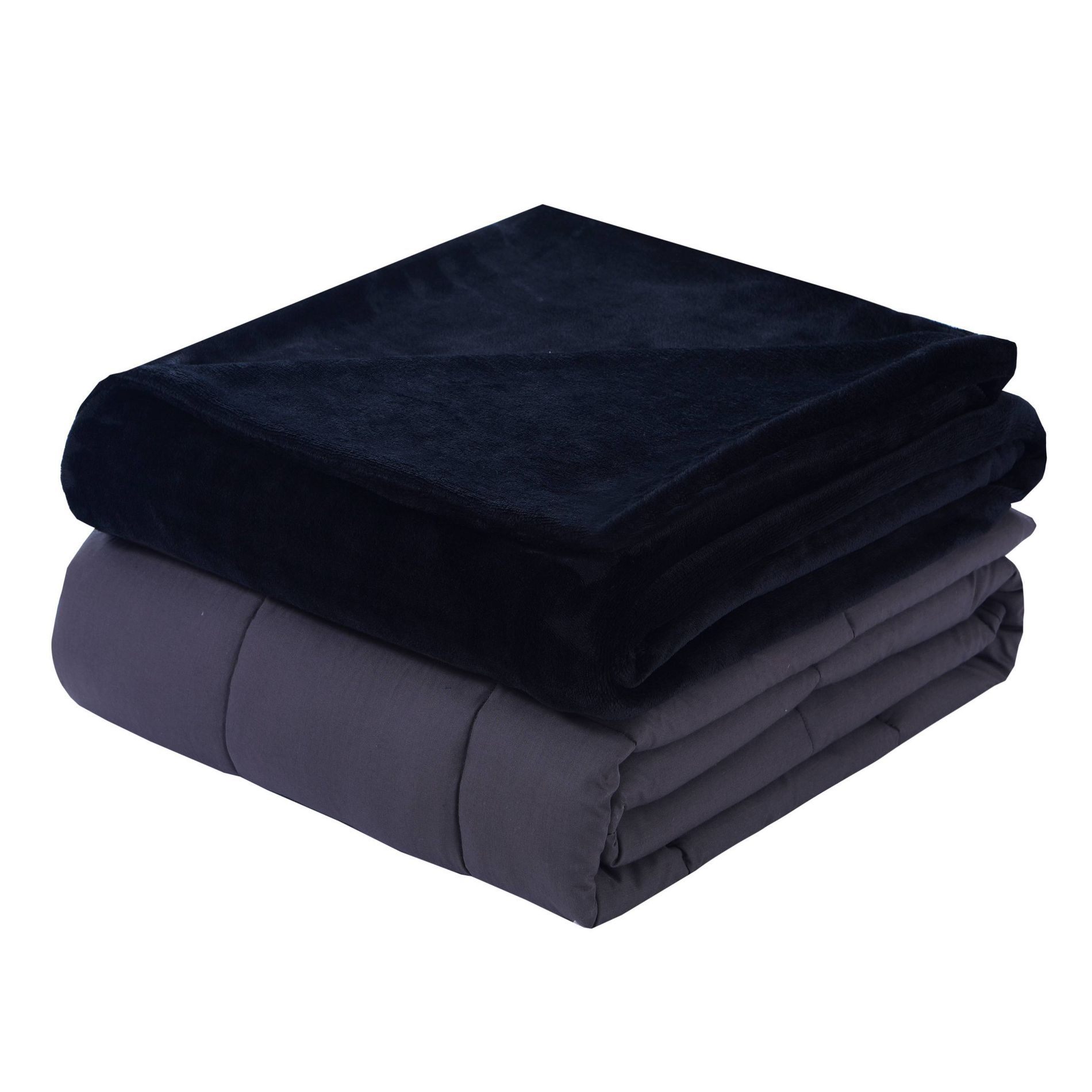 48"x72" 15lbs Plush Weighted Blanket with Removable Cover - DreamLab