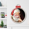 Shhh Santa Hanging Ornament Artboard - 2 of 2