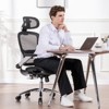 COMHOMA Big and Tall Ergonomic Mesh Office Chair, High Back Home Desk Chair, Computer Gaming Chair with Headrest, Flip-Up Arms, Wide Cushion - 2 of 4