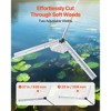 VEVOR Lake Weed Cutter, Pond Aquatic Plant Cutting Tool with 37 in Max. Cut Width, Sharp and Heavy-Duty Steel Blades,with 30 ft Throw Rope,Silver - 3 of 4
