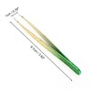 Unique Bargains Ice Flower Pointed Edge Eyebrow Tweezer 1 Pc - 2 of 3