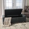 Kumasinova 51" Tufted Top Ottoman with Storage, Versatile as Storage Bench, Foot Stool, Entryway Bench, Ottoman Bench for Living Room & Bedroom - 3 of 4