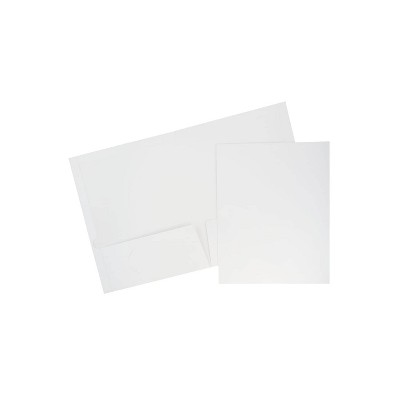JAM Paper 80 lb. Cardstock Paper, 8.5 x 11, White Glossy, 250 Sheets/Pack  (1034702)