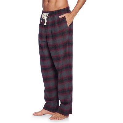 Ashford & Brooks Mens Flannel Plaid Pajamas Long Pj Set