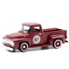 1954 Ford F-100 Pickup Truck Burgundy "Indian Motorcycle Sales & Service" 1/64 Diecast Model Car by Greenlight - 2 of 3