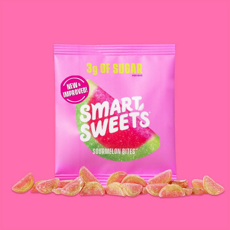 SmartSweets Sourmelon Bites Sour Gummy Candy - 1.8oz, 6 of 13