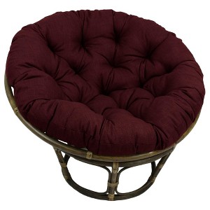 Blazing Needles, 44-inch Solid Outdoor Spun Polyester Papasan Cushion (Fits 42-inch Papasan Frame) - 1 of 1