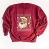 Simply Sage Market Ugly Sweater Santa Face Sweatshirt - 3 of 4