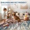 Artistic Runner Rug, Washable Non Slip Low Pile Soft Floor Carpet for Kitchen, Entryway, Bedroom, Hallway & Bathroom - 3 of 4