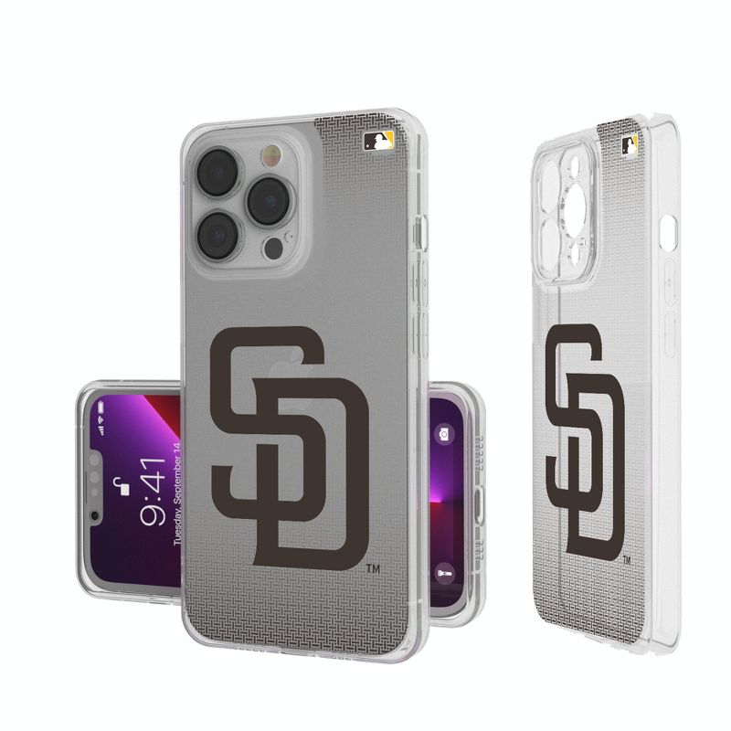 Keyscaper San Diego Padres Linen Clear Phone Case, 1 of 7