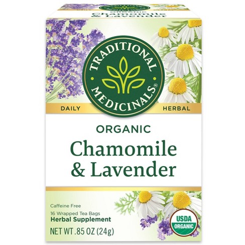 Traditional Medicinals Organic Chamomile with Lavender Herbal Tea - 16ct - image 1 of 4