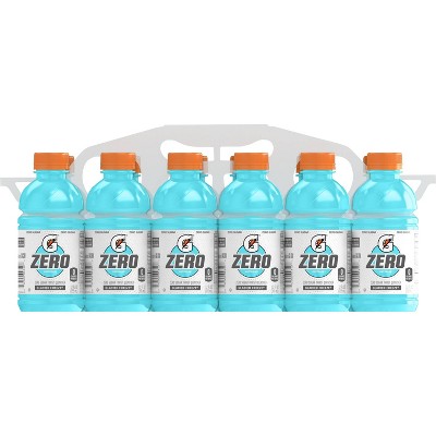 Gatorade G Zero Glacier Freeze Sports Drink - 12pk/12 fl oz Bottles