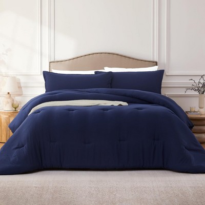 BAGOKIE 2/3PCS Comforter Set with Comforter & Pillowcases